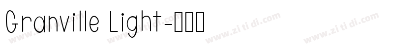Granville Light字体转换